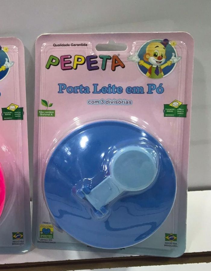 PORTA LEITE EM PÓ 03 DIVISÓRIAS PEPETA