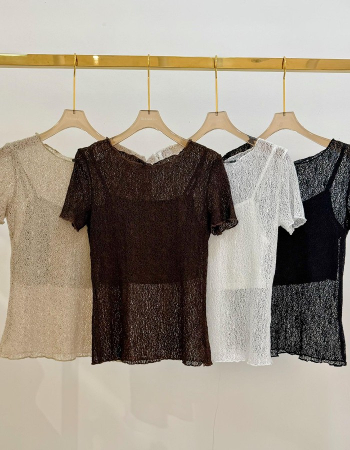 BLUSA RENDA + TOP
