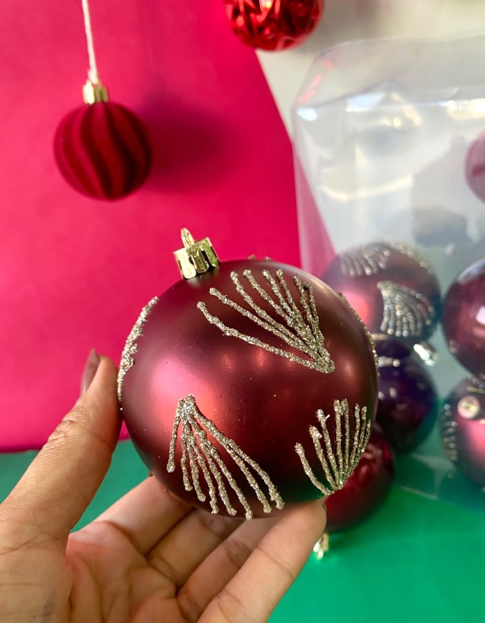BOLA DE NATAL C/6