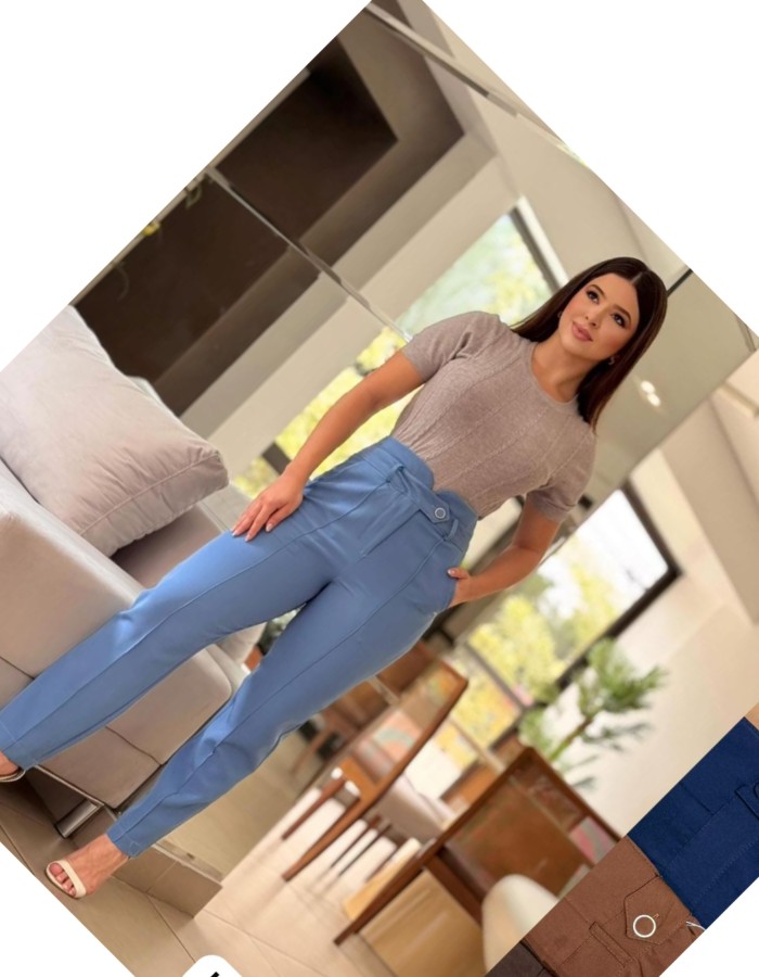 Calça slim 