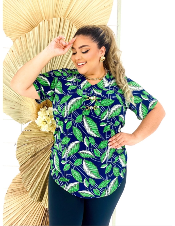 Blusa liganete 2 fivelas 
