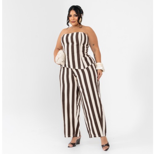 CONJUNTO LISTRATTO 100%
