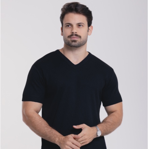 CAMISA TRICÔ V JACARD 