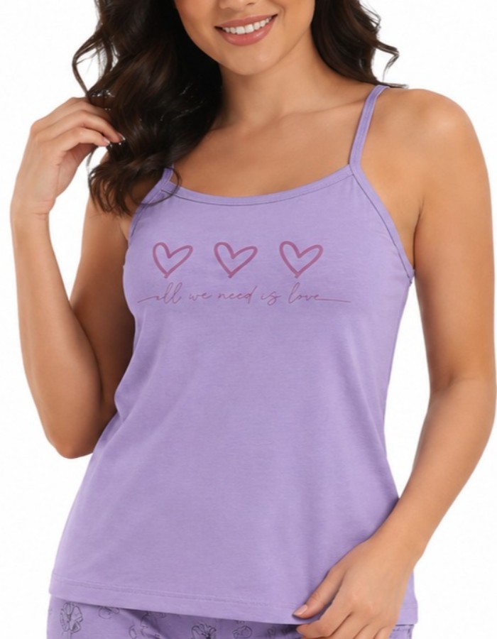 APENAS BLUSA ALÇA-CORAÇÕES