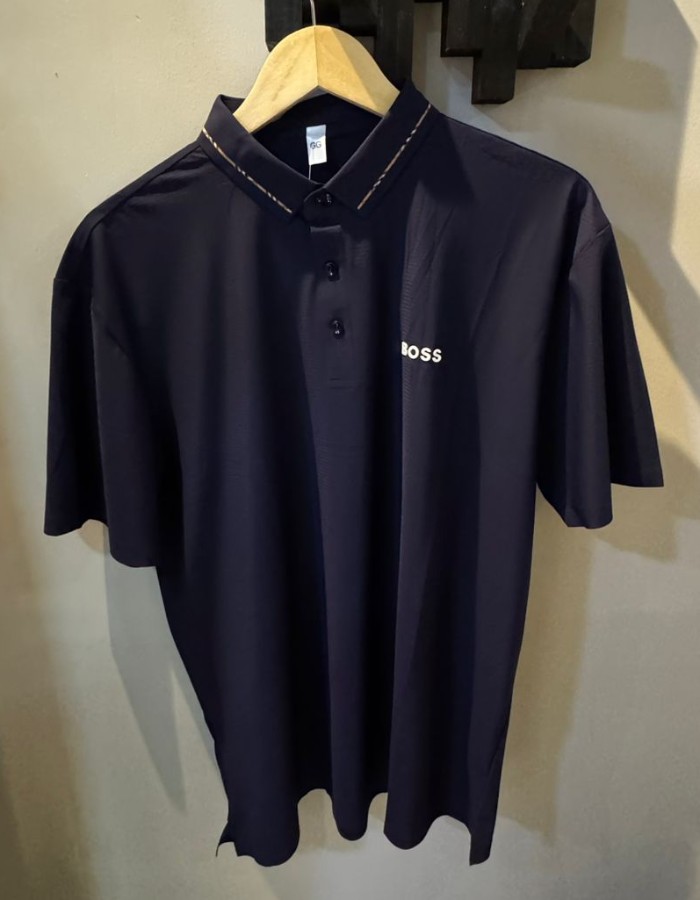 Polo Chinesa Hugo Boss Marinho 
