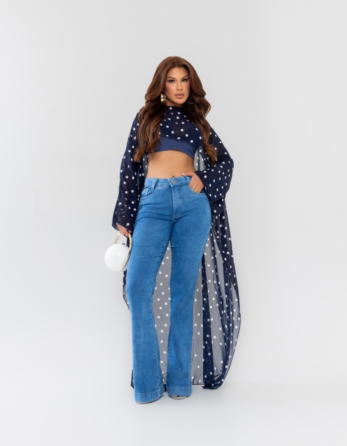 CALÇA FLARE FEM