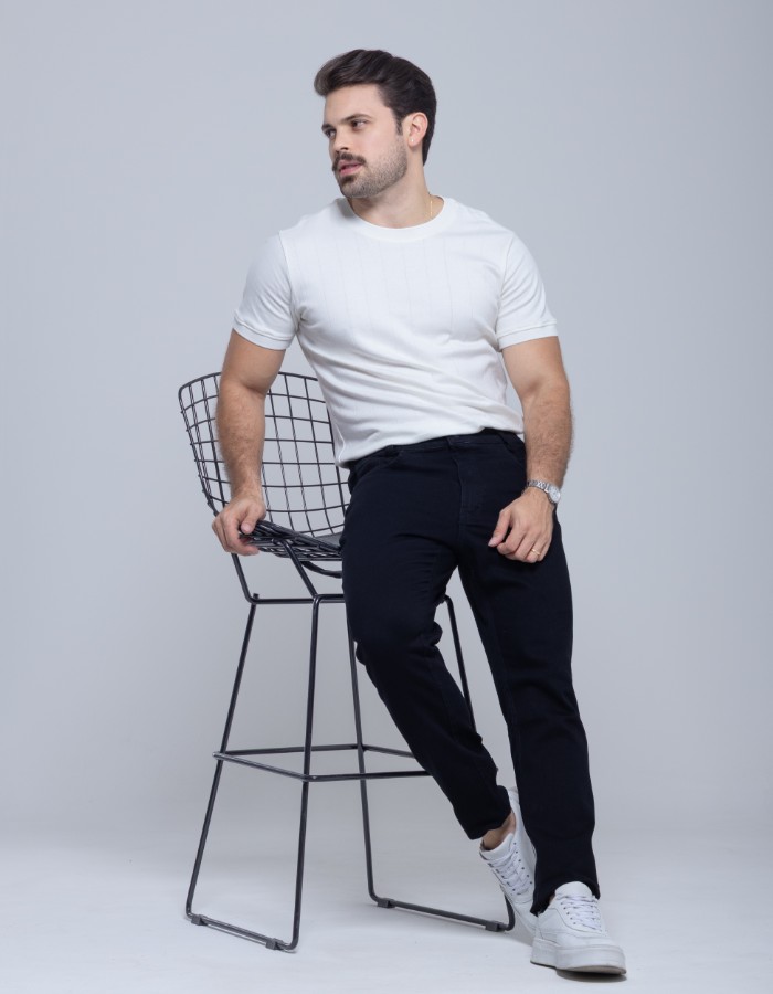 Calça skinny preta