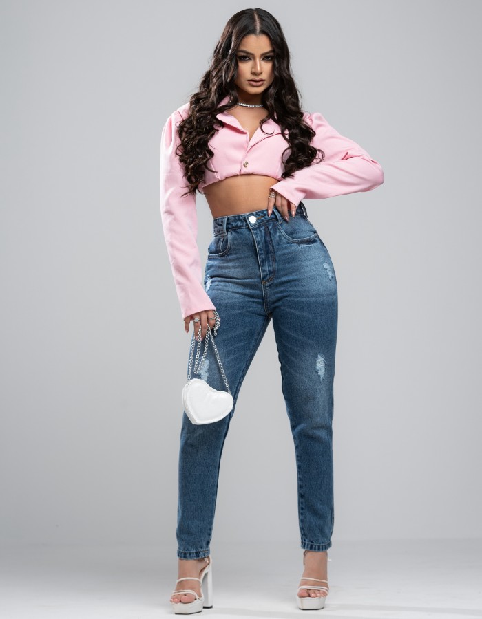 CALÇA MOM