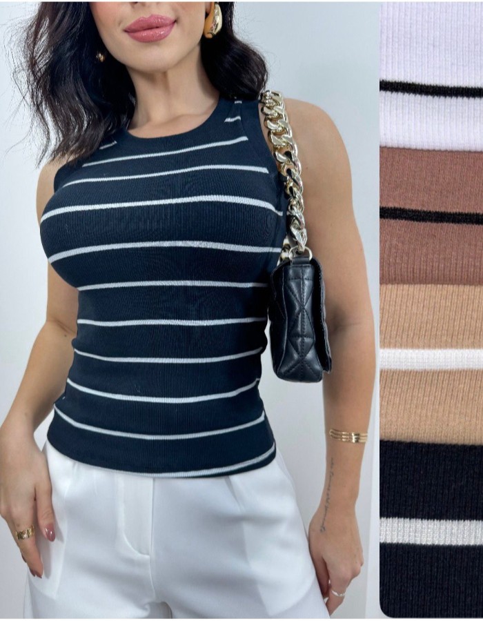 BLUSA RIBANA LISTRADA