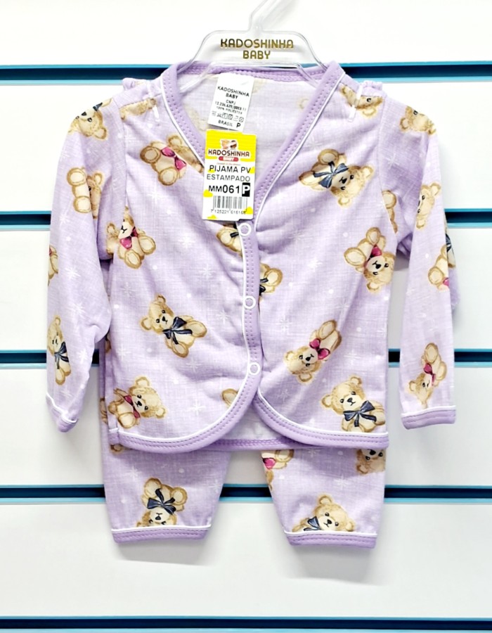PIJAMA PV ESTAMPADO MANGA LONGA KADOSH