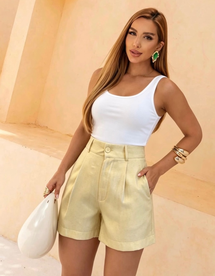 SHORT EM ALFAIATARIA