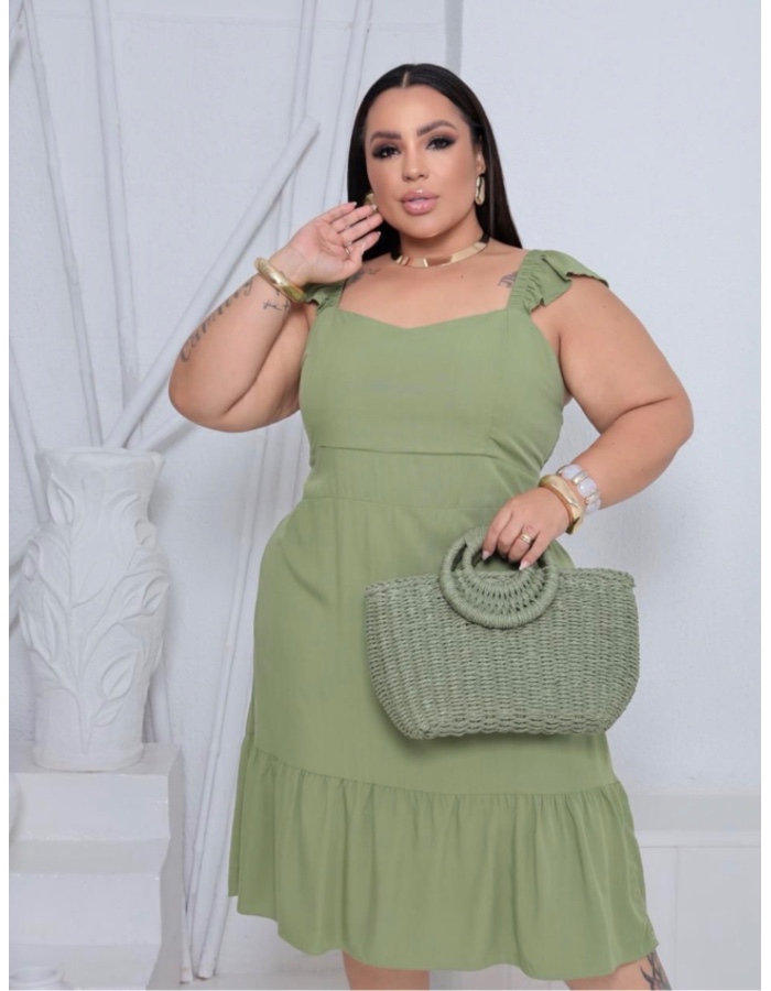 VESTIDO LISO