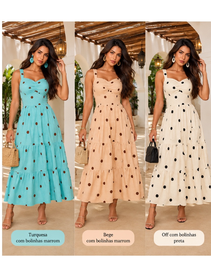 Vestido Longo Hortência
