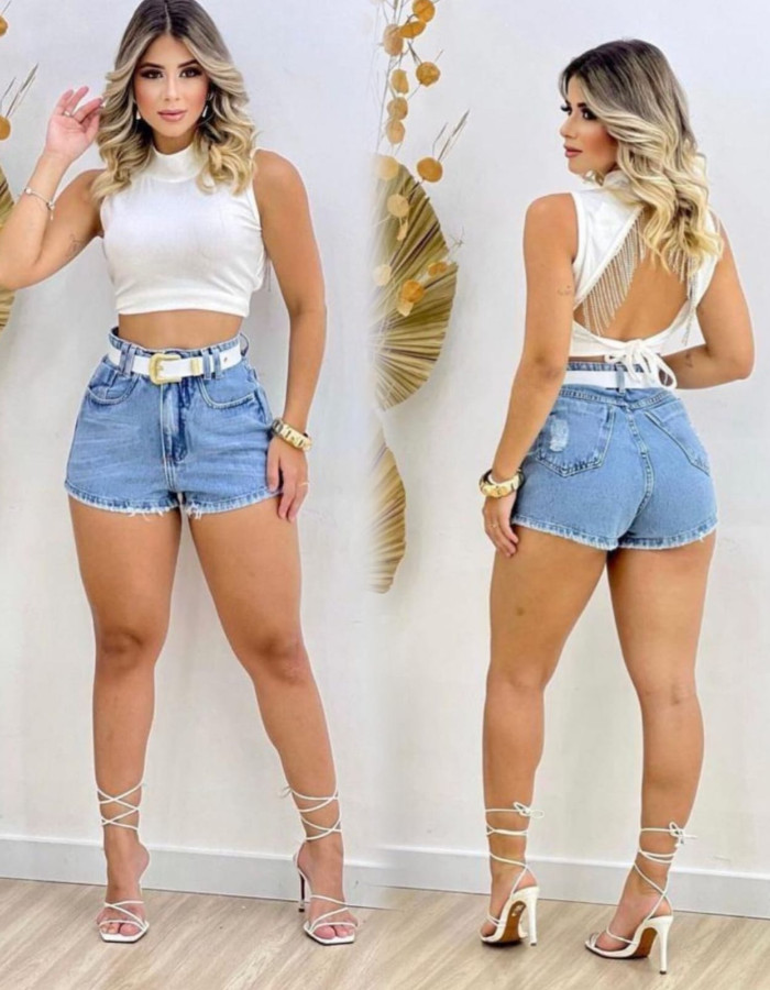 SHORT COM CINTO