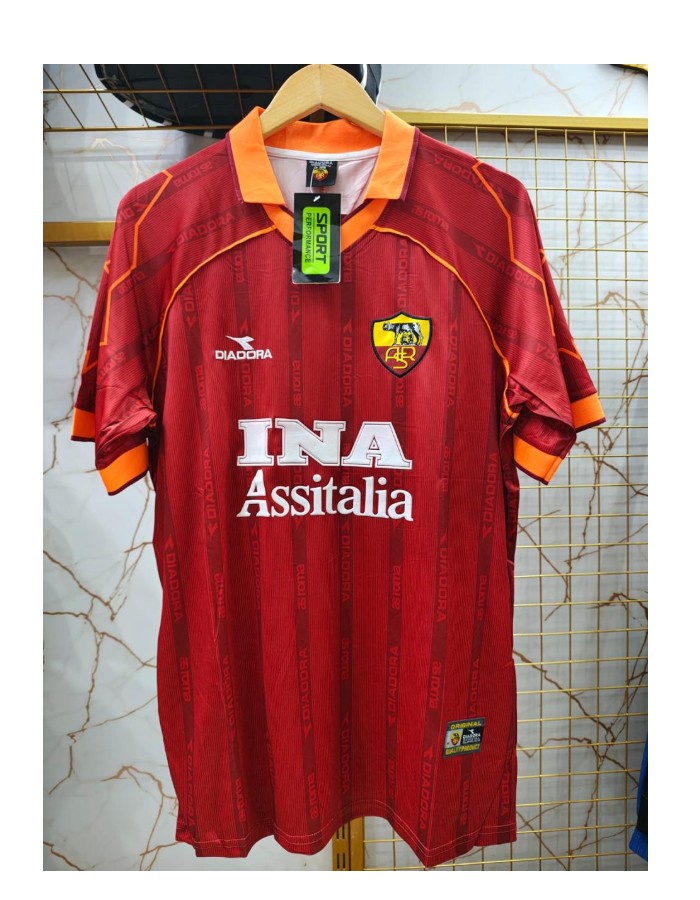 Camisa Roma retrô 99/00