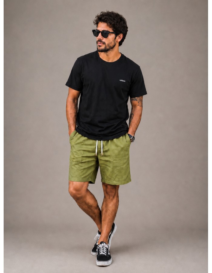 CAMISA GOLA CARECA PRETA 