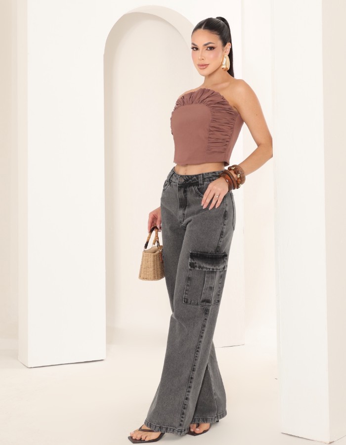 CALÇA SLIM 100%