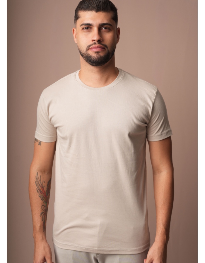 CAMISA GOLA CARECA PIMA 100% ALGODAO