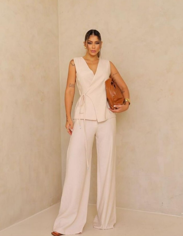 CONJUNTO CALÇA AMARRAÇÃO