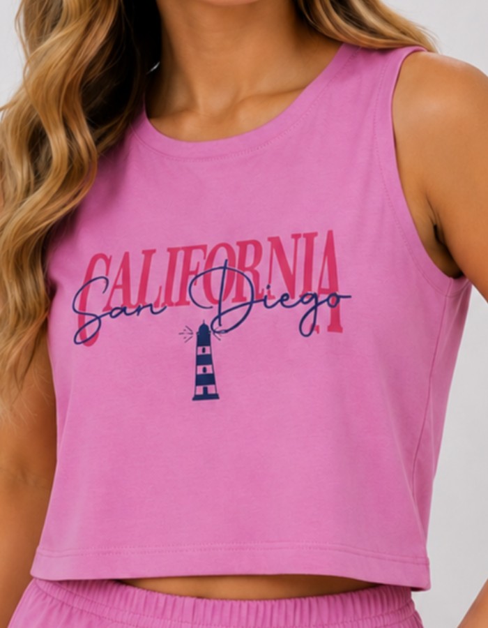 APENAS CROPPED REGATA- CALIFORNIA