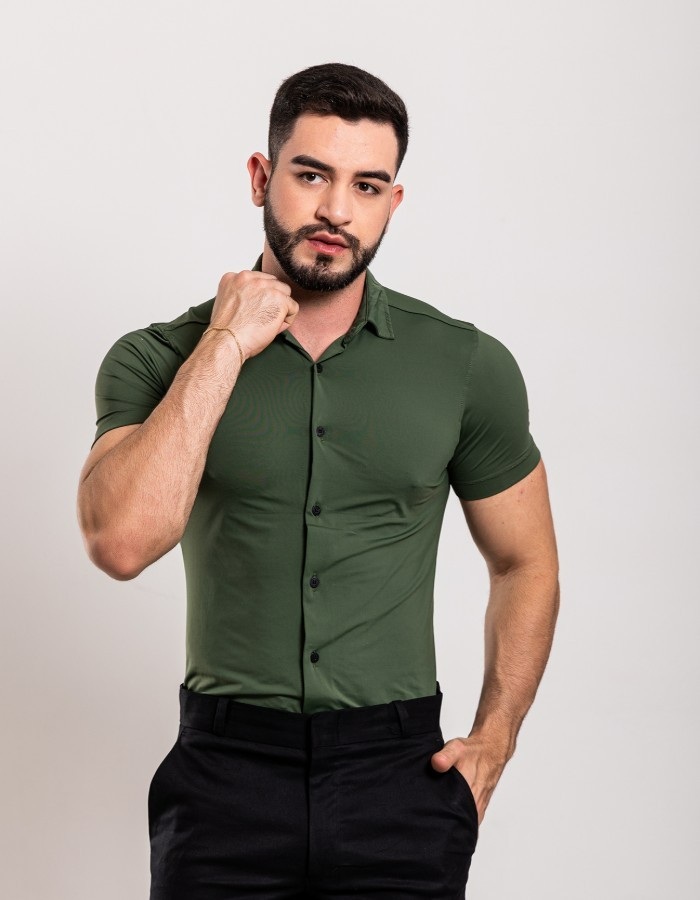CAMISA M/C GOLA TECNOLÓGICA