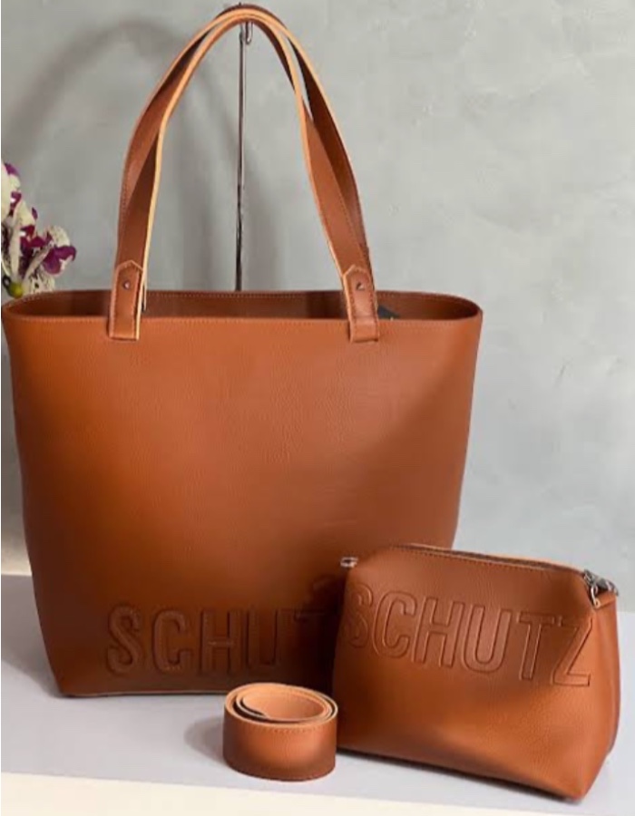 SCHUTZ LUCY SACOLA COM ZIPER