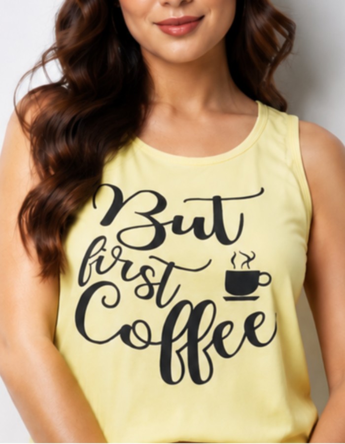 APENAS BLUSA REGATA-BUT FIRST