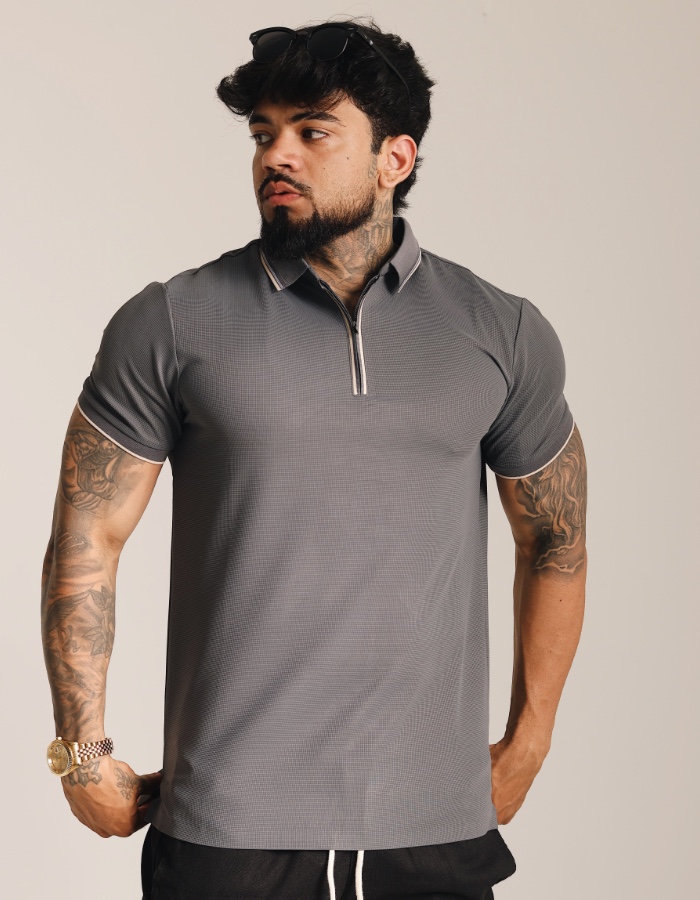 CAMISA ZÍPER TECH