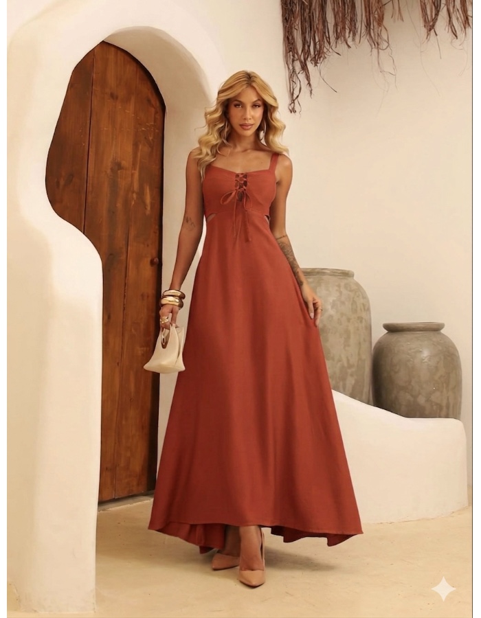 VESTIDO LISO