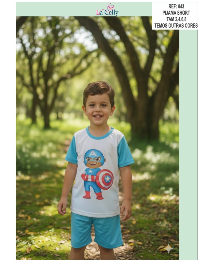 PIJAMA INFANTIL SHORT