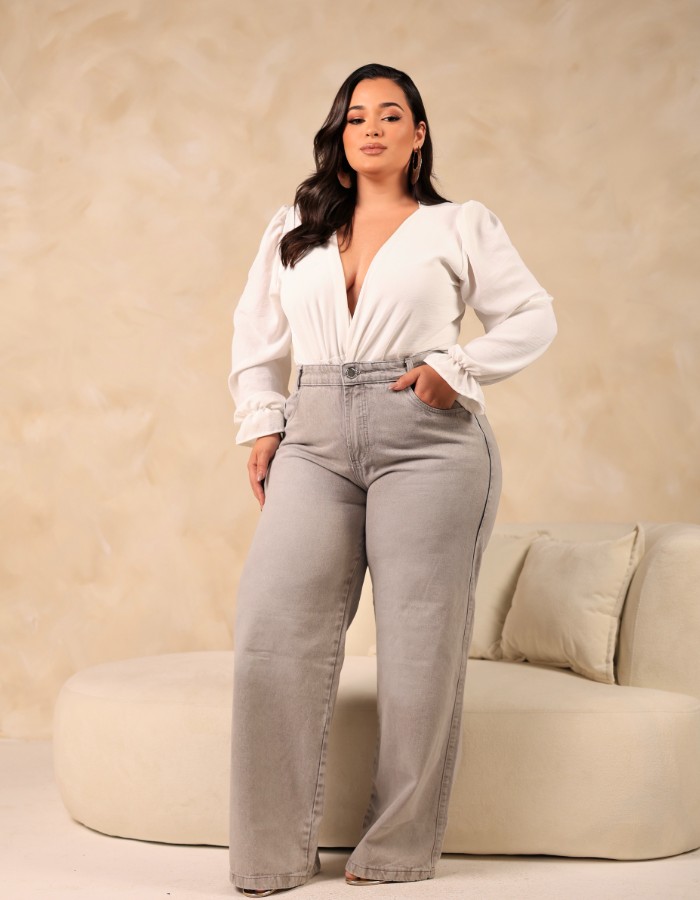 WIDE LEG PLUS SIZE PREMIUM 