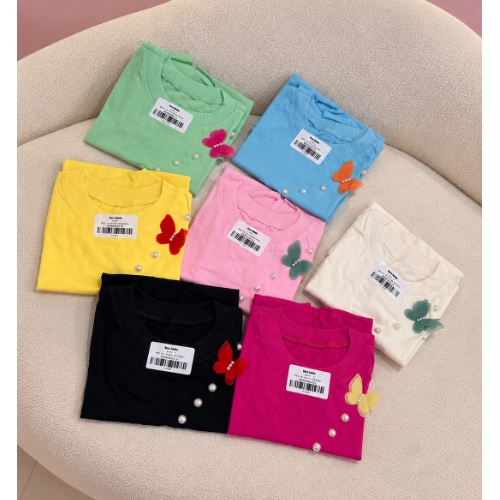 Tee 100% Algodão fio 30 com detalhe em Borboletas
