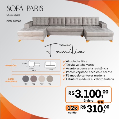 Sofá Paris 