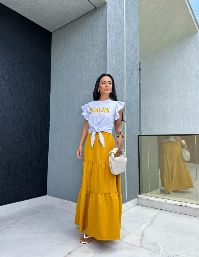 CONJUNTO HEAVEN E SAIA LONGA 