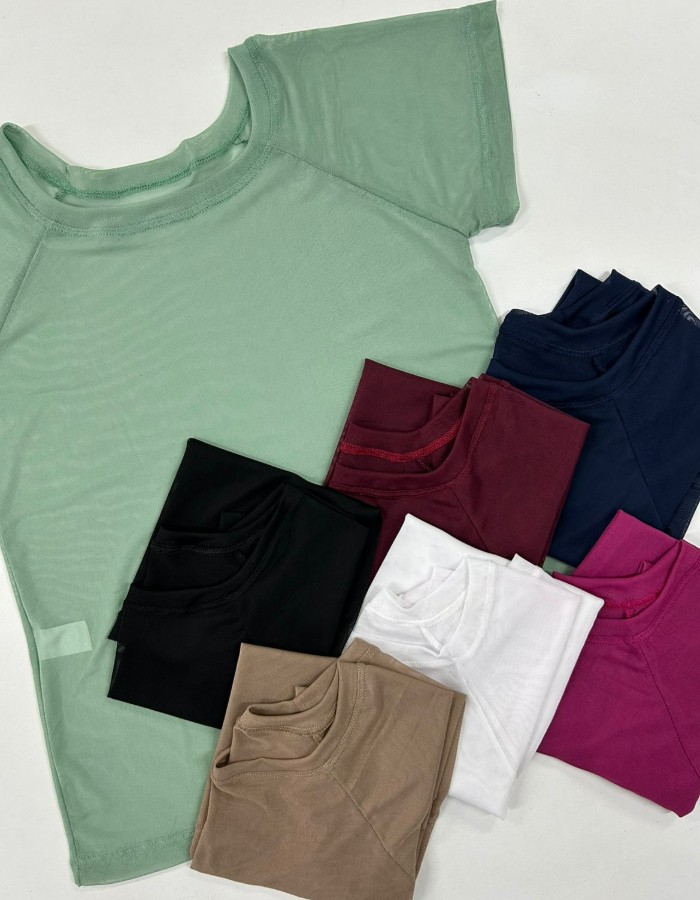 blusa raguylan tule