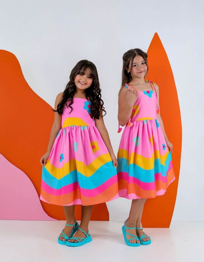 VESTIDO FLOR JUVENIL