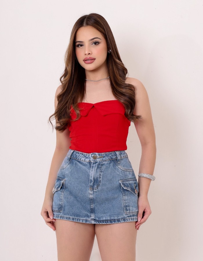 SHORT SAIA JEANS DESGRADEADO