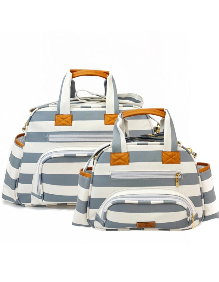 CONJUNTO LISTRAS BOLSA G BOLSA DE LADO P ARTE & CIA