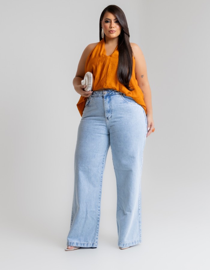 CALÇA PLUS 100% 