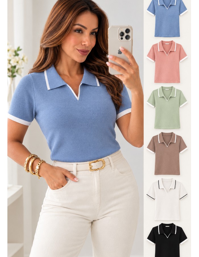 Gola Polo Tricô Modal