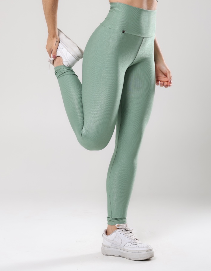 Calça canelada 