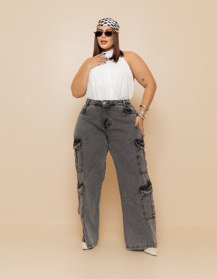 CALÇA PLUS 100% 