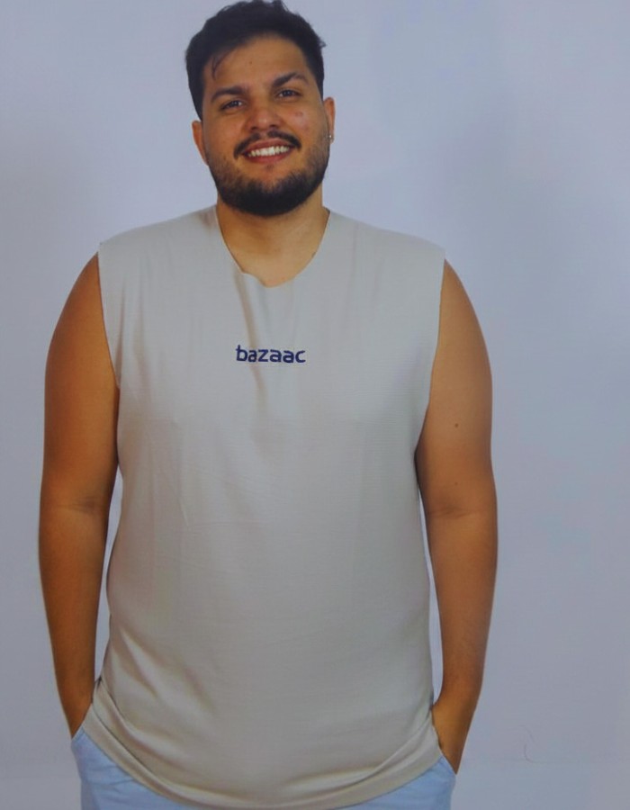 Regata Oversized Cinza Claro