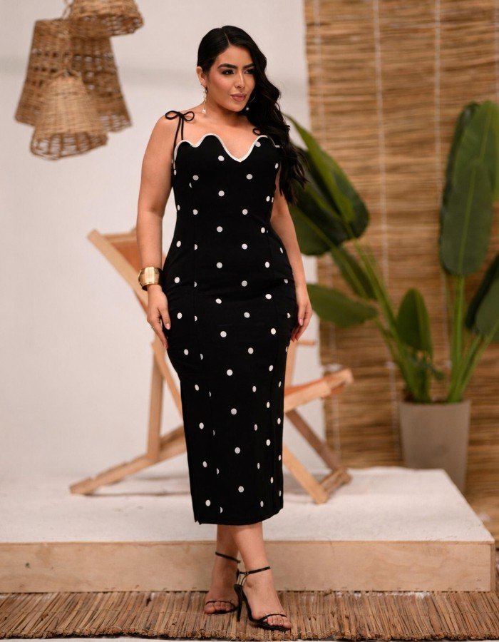 VESTIDO SAINT-TROPEZ (COM ALÇA DE VIÉS)