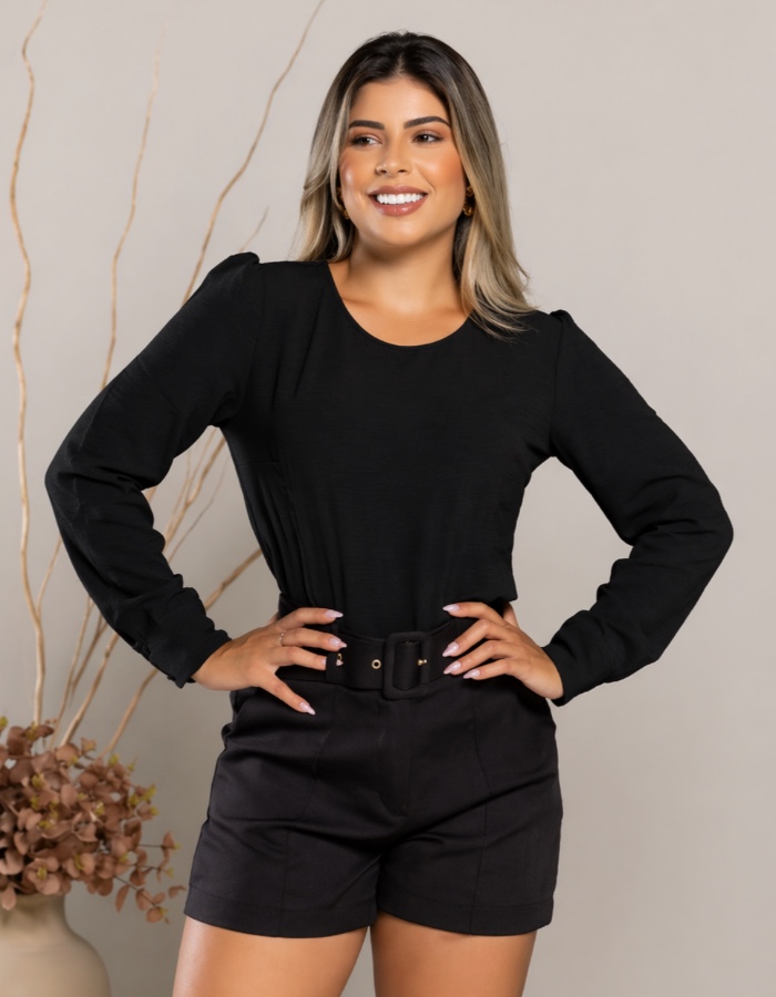 Blusa Carolina Manga Longa
