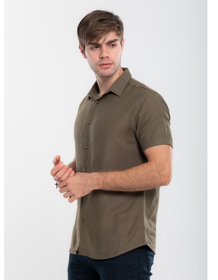 CAMISA BOTÃO LINHO MODAL 