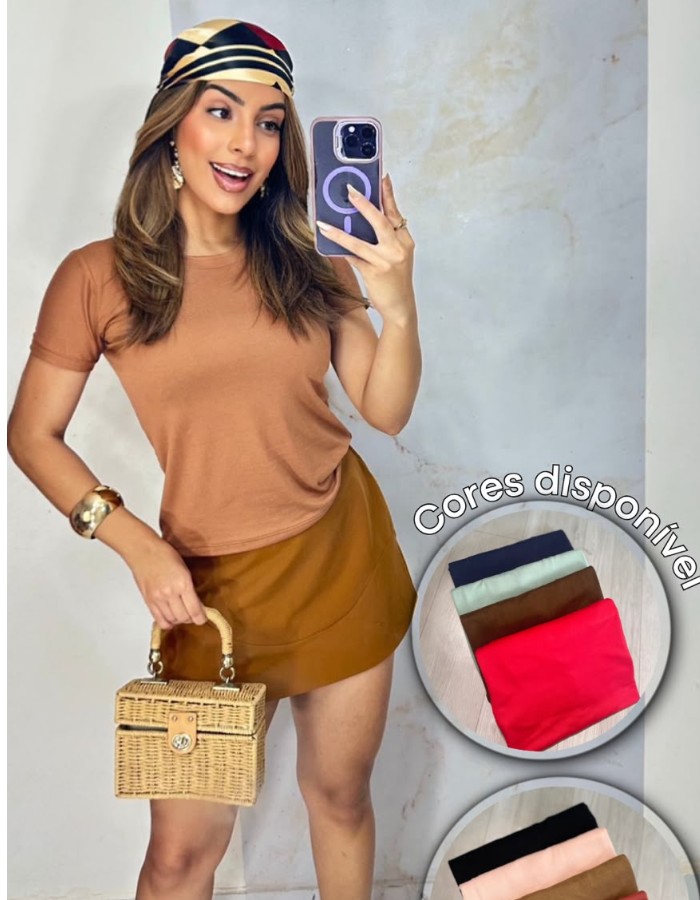 BABY LOOK SUEDE BÁSICA