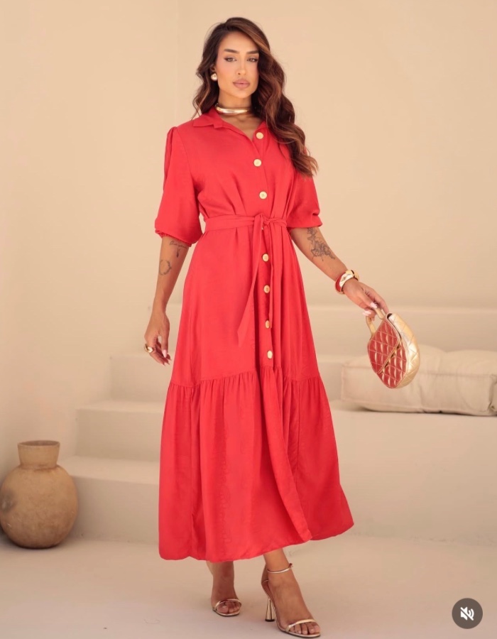 Vestido chamise Carol