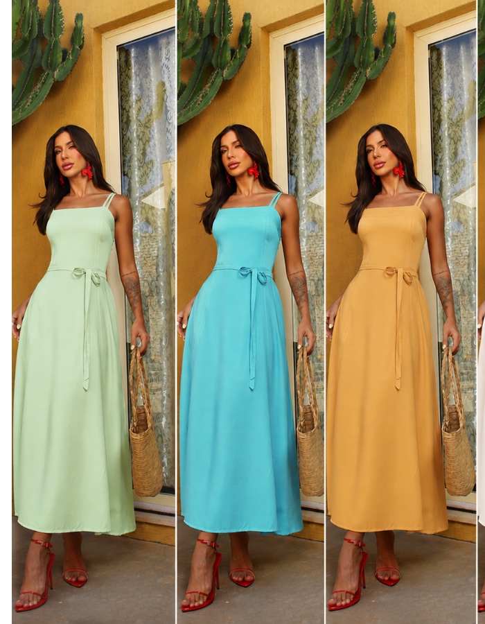 Vestido Longo Inês 