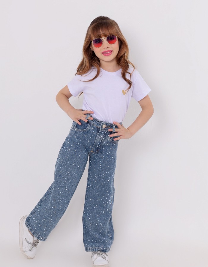 CALÇA GLOW JEANS INFANTIL 